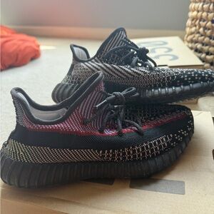 Black and Red Yeezy Boost 350 V2